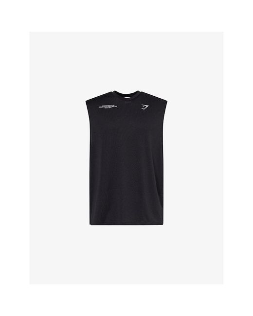 GYMSHARK Blue Conditioning Club Sleeveless Jersey Tank Top for men