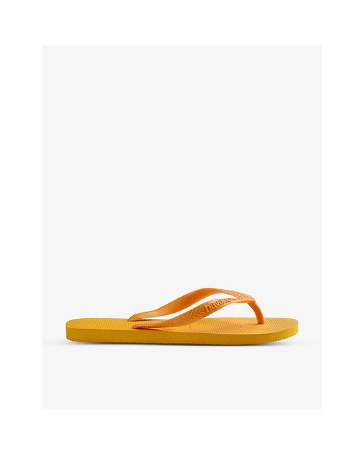 Havaianas Orange Top Rubber Flip Flops