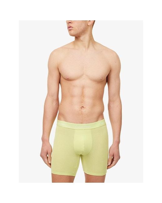 Calvin Klein Blue Icon Pack Of Five Stretch-Cotton Boxer Briefs for men