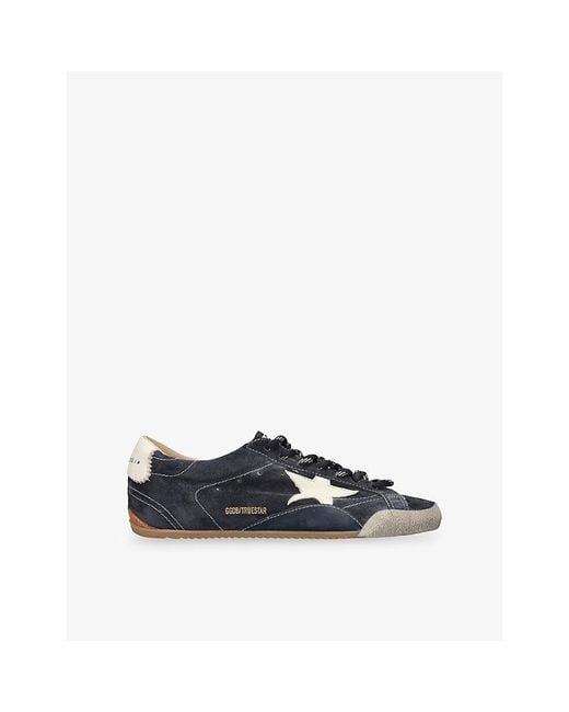 Golden Goose Deluxe Brand Blue True Star 51134 Suede Trainers for men