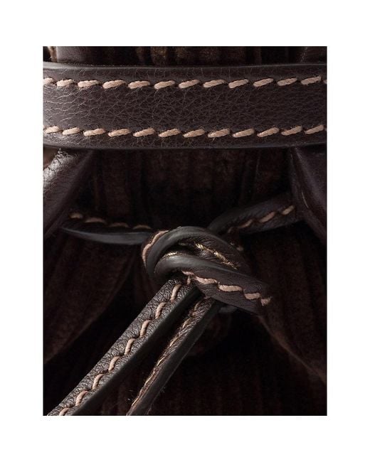 Prada Black Bonnie Small Corduroy And Leather Top-Handle Bag