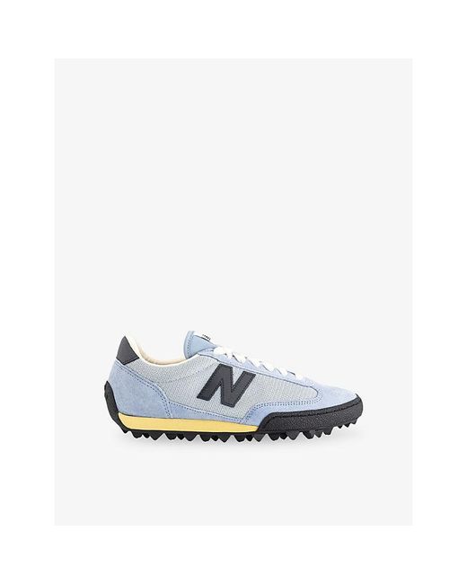 New Balance Blue Gator Run Suede And Mesh Trainers for men