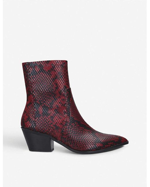 red booties aldo
