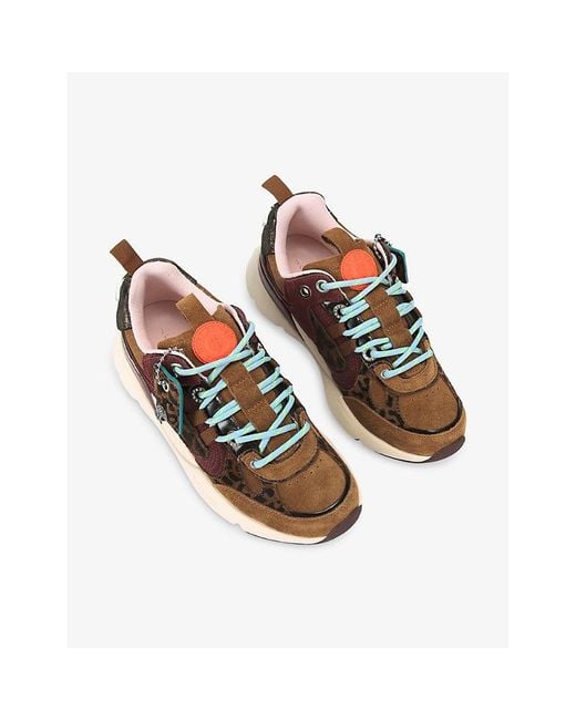 Kurt Geiger Multicolor Kurt Runner Suede Trainers