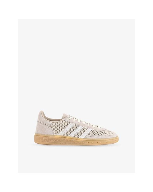 Adidas White Handball Spezial Suede Trainers