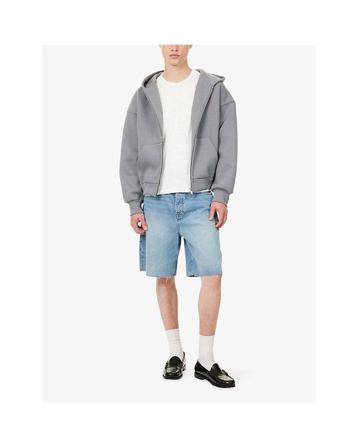 FRAME Blue Baggy Shorts for men