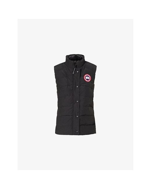 Canada Goose Black Freestyle Padded Slim-Fit Shell-Down Gilet