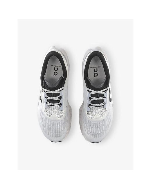 On Shoes White Cloudmster 3 Mesh Trainers for men