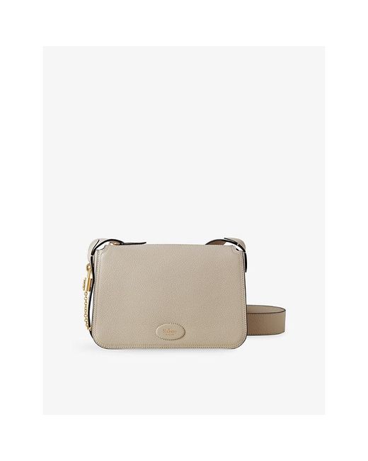Mulberry Gray Billie Small Leather Cross-Body Bag