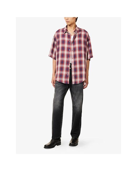 Replay Black M9Z1 Straight-Leg Denim Jeans for men