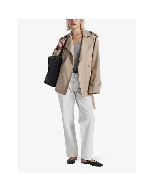 Twist & Tango Natural Evy Wide-sleeve Cotton-blend Trench Jacket