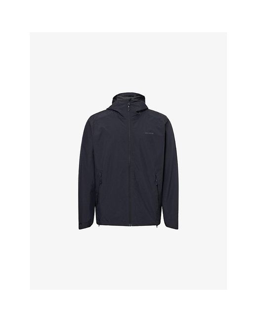 Salomon Blue Outscape 2L Logo-Patch Shell Jacket for men