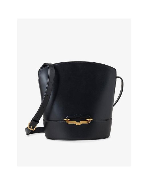 Mulberry Black Pimlico Leather Bucket Bag
