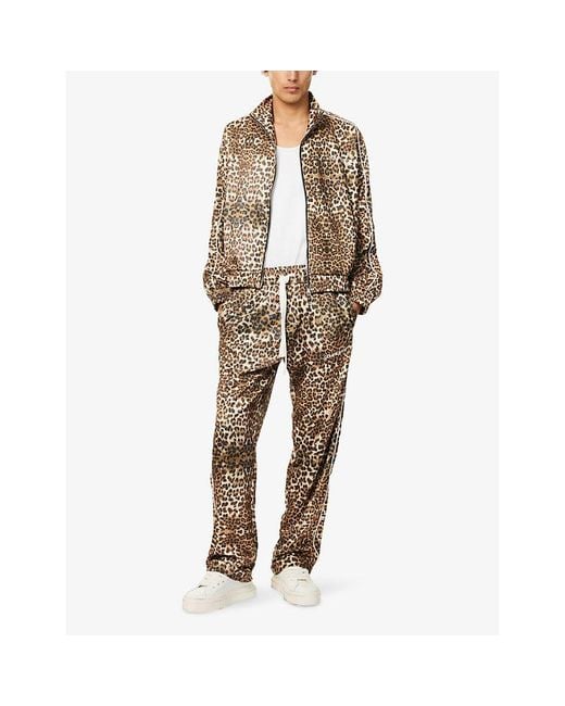 Cole Buxton Natural Relaxed-Fit Woven Track Jacket for men