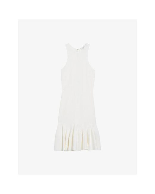 ted baker white knit dress Ted Baker Velvey Puff Sleeve Knit Dress
