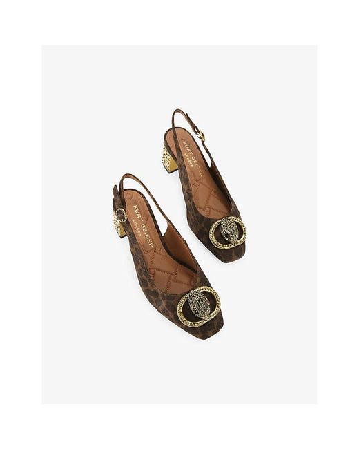 Escarpins Kurt Geiger ESTRELLA 2 - Talons Courts Beiges Nus, Taille UK 5, Occasion