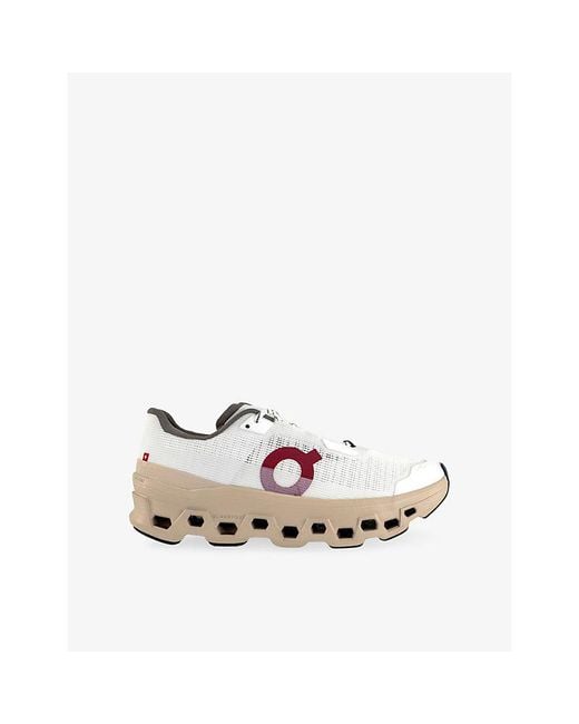 On Shoes White Cloudmster Void Mesh Trainers
