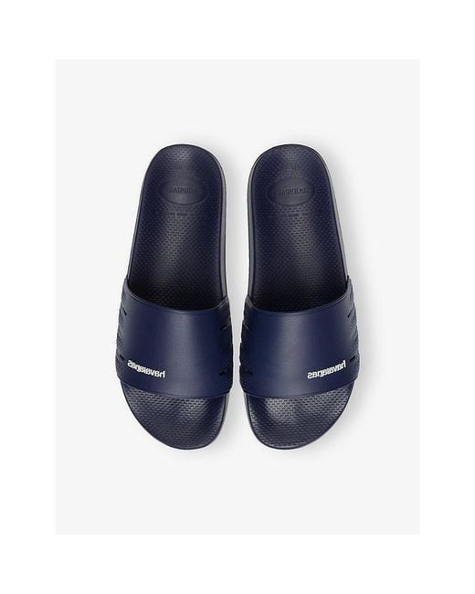 Havaianas Blue Slide Zero Rubber Sandals