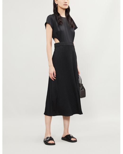 Ba&sh Ritz Cutout Midi Dress in Black | Lyst Australia