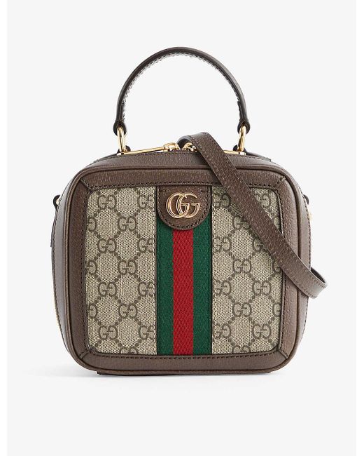 Gucci Natural Ophidia gg Supreme Canvas Shoulder Bag