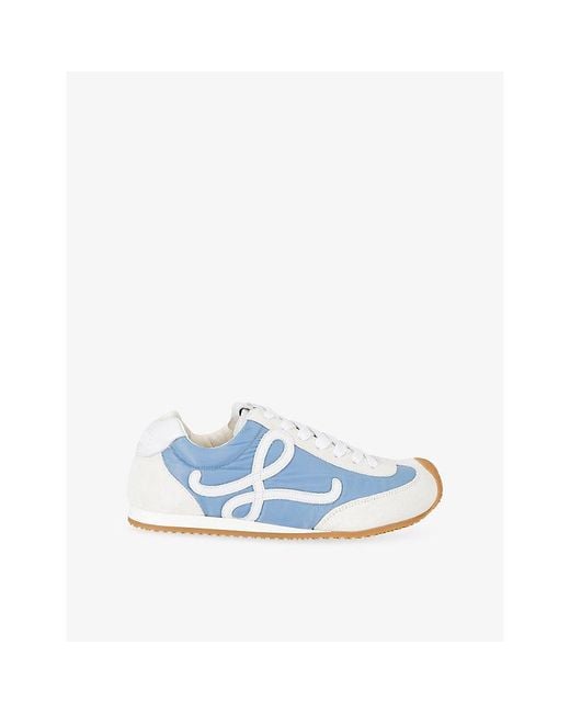 Loewe Blue Ballet Runner 2.0 Nylon And Leather Trainers