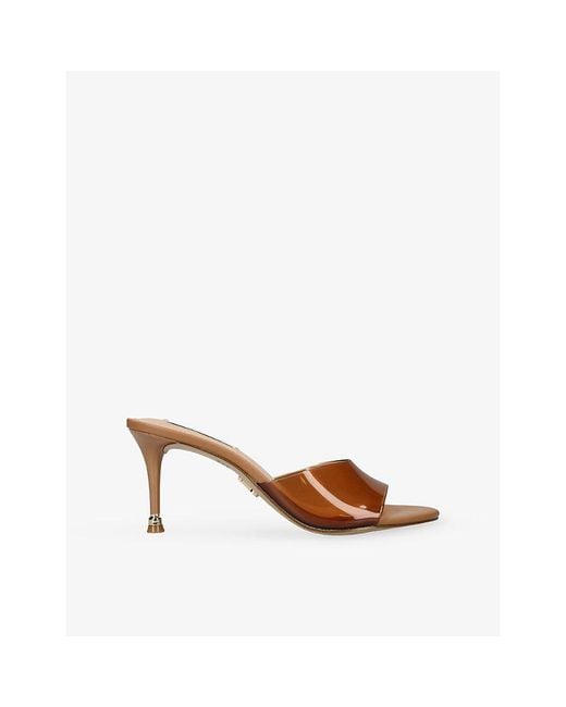 Steve Madden Brown Rivington Heeled Woven Mules