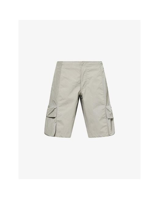 Oakley Gray Reserve Patch-Pocket Shell Cargo Shorts for men