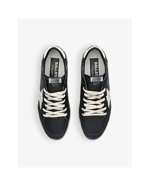 Golden Goose Deluxe Brand Blue Ballstar 10366 Leather Low-Top Trainers for men