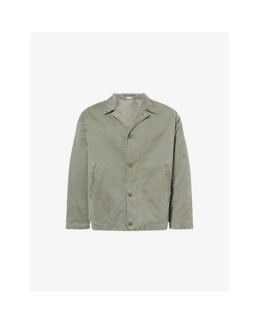 A.PRESSE Green Us N-4 Deck Cotton Jacket for men