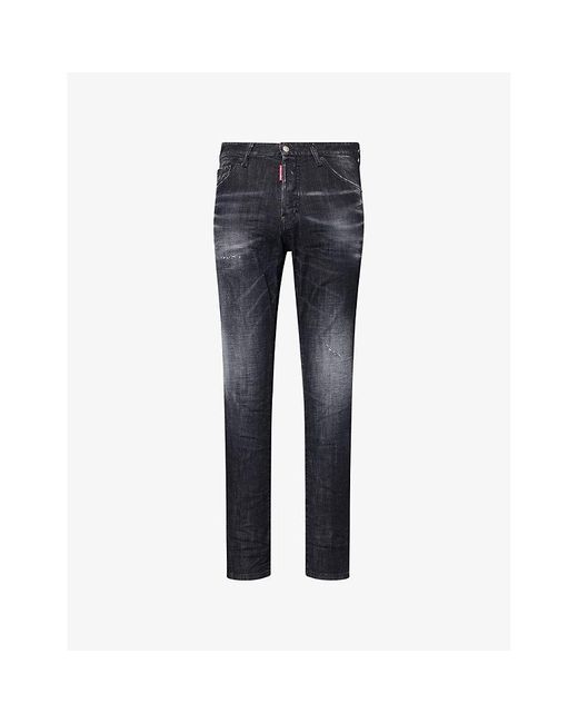 DSquared² Blue Cool Guy Washed-Effect Denim Jeans for men