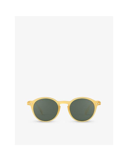 Izipizi Green #d Round-frame Acetate Sunglasses