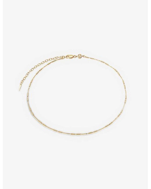 Missoma Metallic Vervelle 18ct Yellow -plated Vermeil Sterling-silver Choker