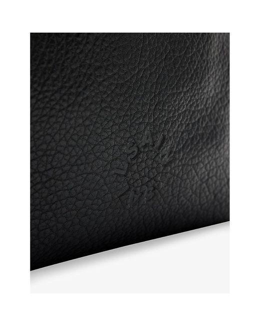 AllSaints Black Yuto Leather Tote Bag for men