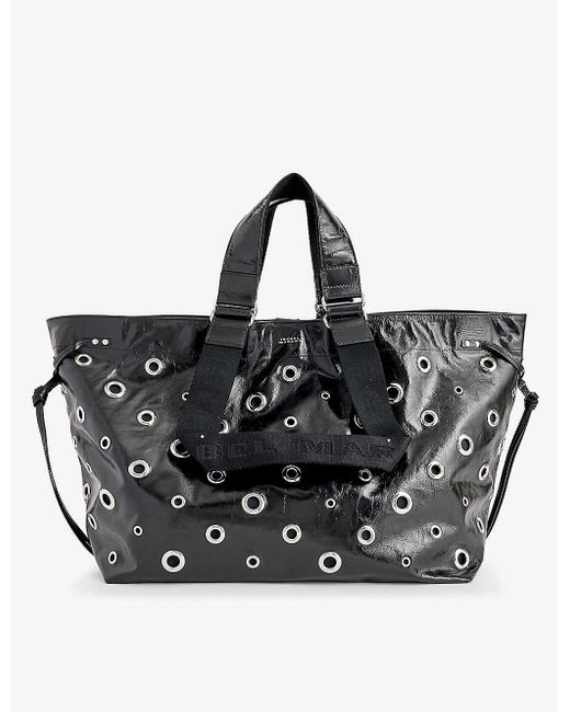 Isabel Marant Black Wardy Patent-leather Tote Bag