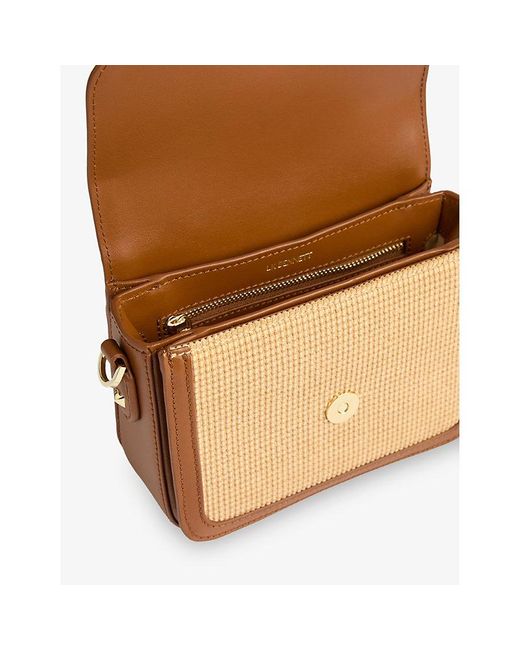 L.K.Bennett Brown Frankie Core Leather Cross-Body Bag