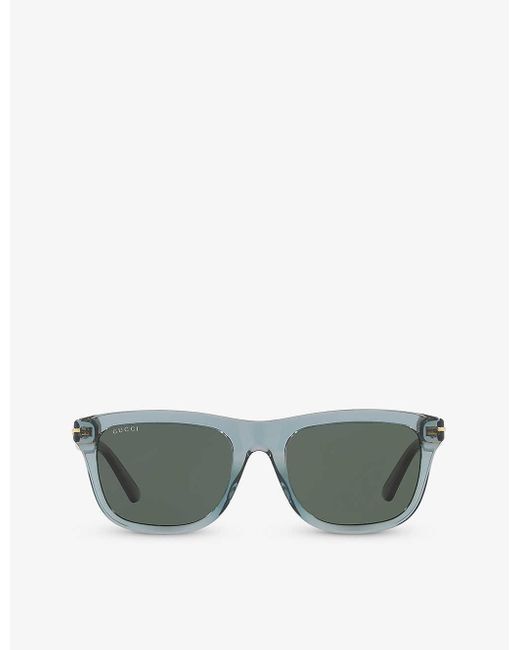 Gucci Green GG1444S 004 Square Sunglasses