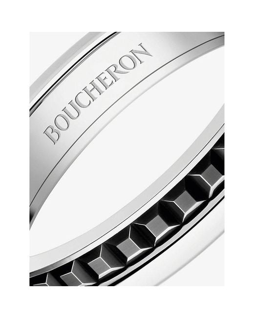 Boucheron White Quatre Edition 18Ct- Wedding Band for men