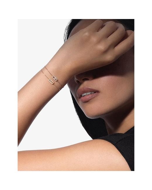 Messika White Move Uno Pave Mini 18Ct And 0.09Ct Diamond Bracelet
