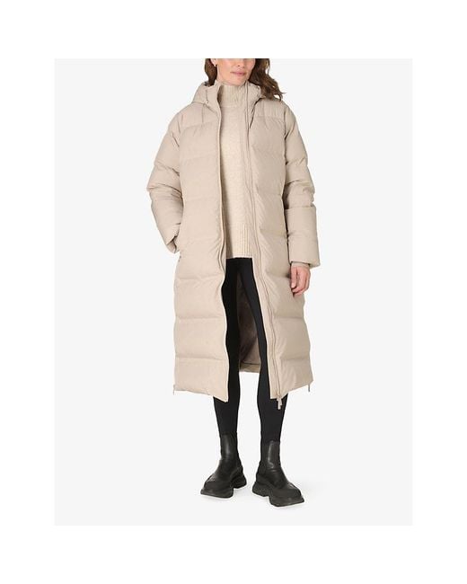 Sweaty Betty Natural Nimbus Longline Shell Coat