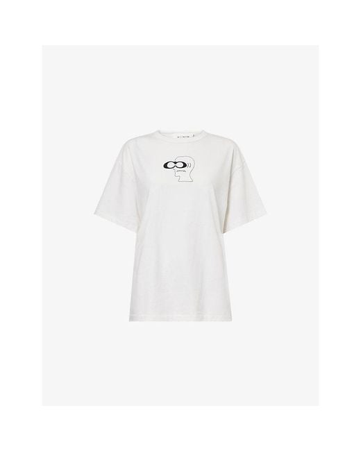COACH White X Brain Dead Head Cotton-Jersey T-Shirt