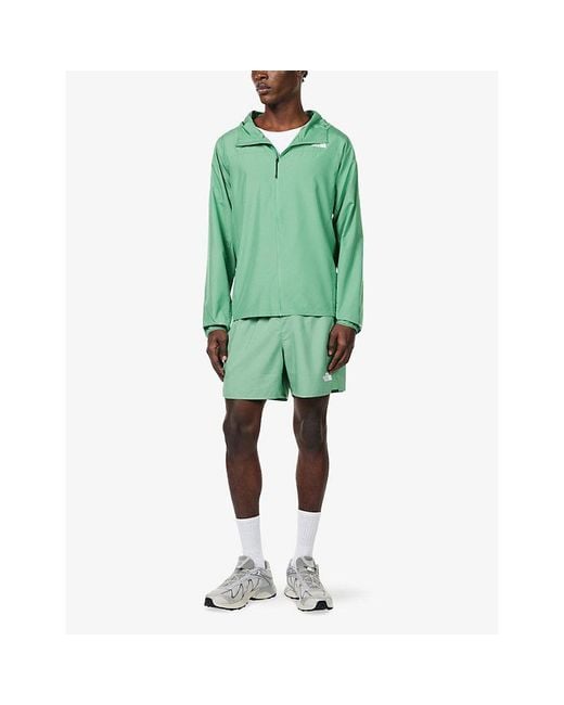 The North Face Green Fontanales Wind Breaker Shell Jacket for men