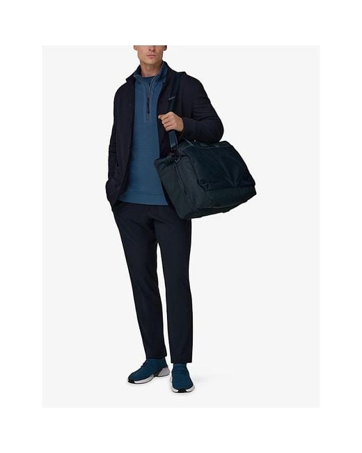 Boggi Blue B Tech Stretch-Woven Jacket for men