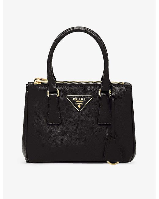 Prada Black Galleria Mini Saffiano-leather Tote Bag