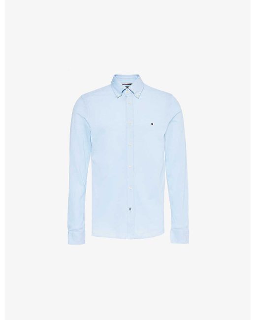 Tommy Hilfiger Blue 1985 Long-sleeved Cotton Shirt Xx for men
