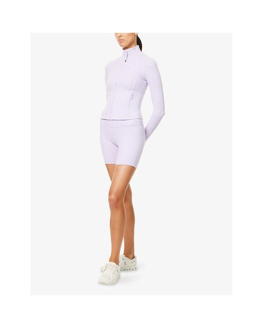 lululemon athletica Purple Align High-Rise-Inch Cycling Shorts