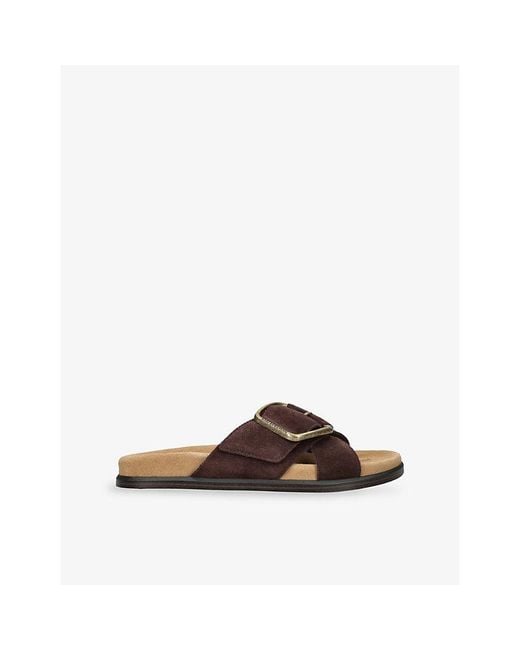 Sam Edelman Brown Darla Suede Sandals