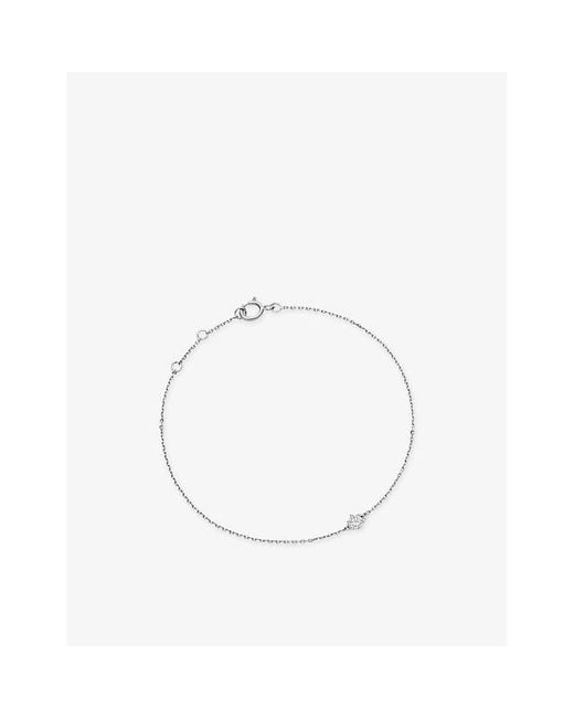 Astley Clarke White Interstellar Solitaire 14Ct- And 0.165Ct Lab-Grown Diamond Bracelet