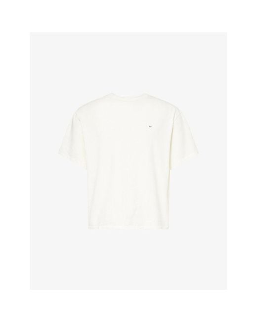 GALLERY DEPT. White Micro Logo Cotton-Jersey T-Shirt for men