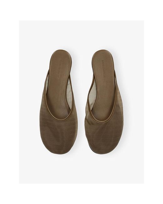 Dear Frances Multicolor Balla Slipper Mesh And Leather Mules