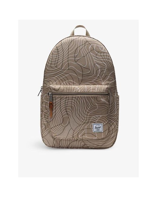 Herschel Supply Co. Brown Settlement Twill-topography Recycled-polyester Backpack